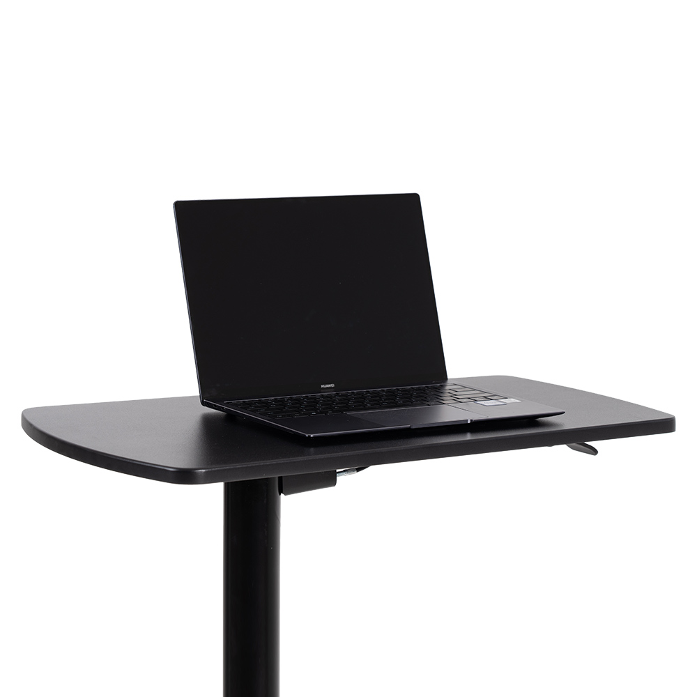 Height Adjustable Gas Spring Computer Small Desk with Rectangular Desktop