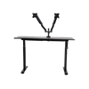 height adjustable computer desk mount dual monitor arm