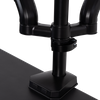 height adjustable computer desk mount dual monitor arm