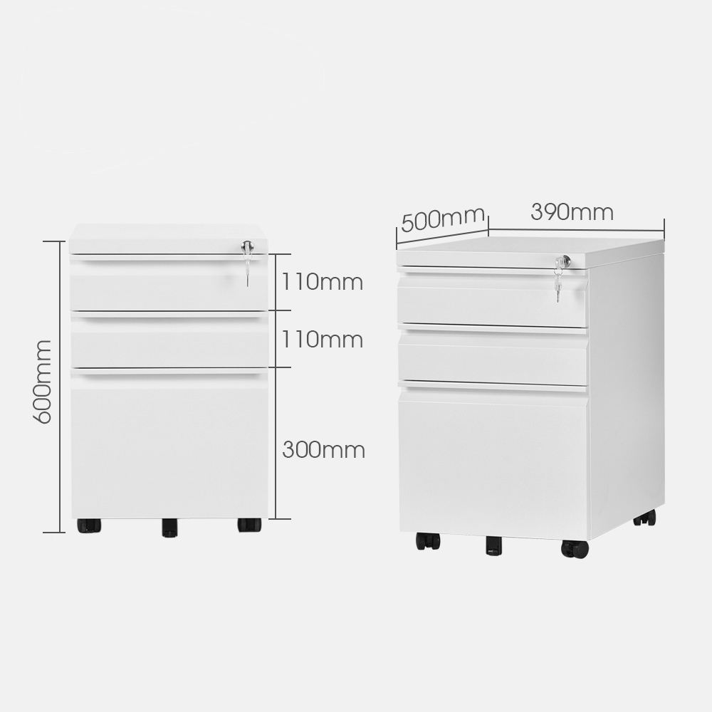  office storage metal lockable movable Cabinet