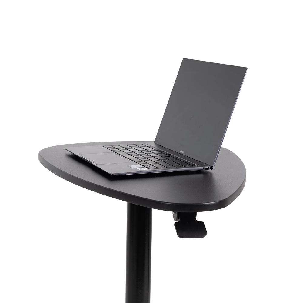 Gas Spring Desk Height Adjustable with Drop Shape Desktop